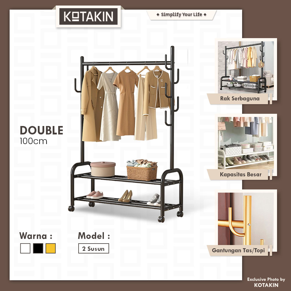 Rak Gawang Besi 100 Cm